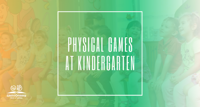 Physical games at kindergarten